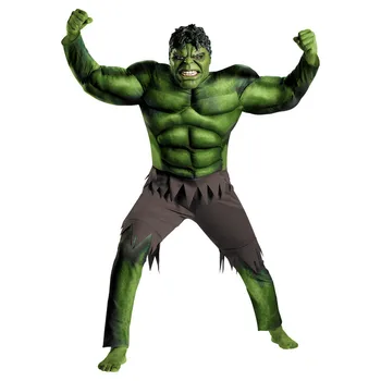 

The Avengers Hulk Costume for boys Costume for kids Carnival Clothes Children Gifts Fantasy Muscle Mask