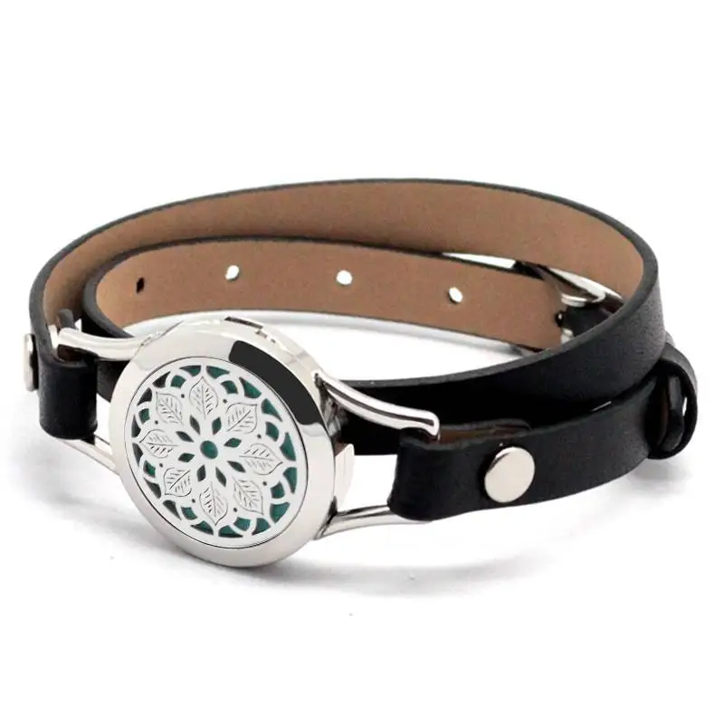 Ubelive, дизайн, модные ювелирные изделия,, винтажный Многослойный кожаный браслет для мужчин и женщин, браслеты из нержавеющей стали - Окраска металла: Black 339