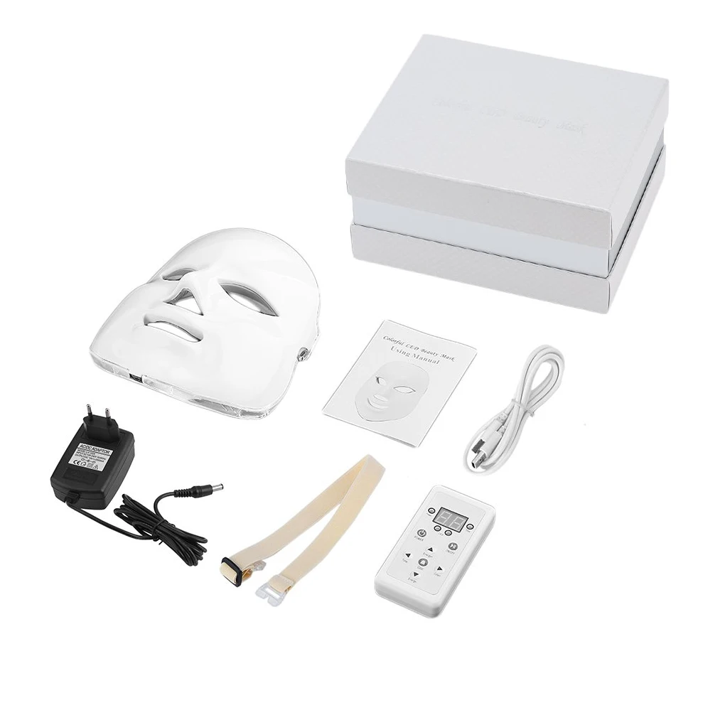 

Photodynamic LED Facial Beauty Instrument Anti Acne Skin Rejuvenation Mask