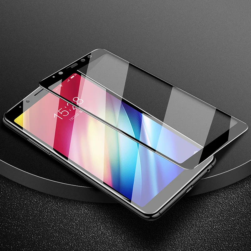 Закаленное стекло 9D для Samsung A7 2018 чехол Galaxy A6 A8 Plus A5 2017 защитное пленка с полным