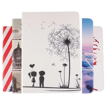 

Colorful Dandelion Lover Painting Case For Samsung Galaxy Tab A 8.0 T355 T350 8.0 inch Cover with card slot tablet Case+film+pen