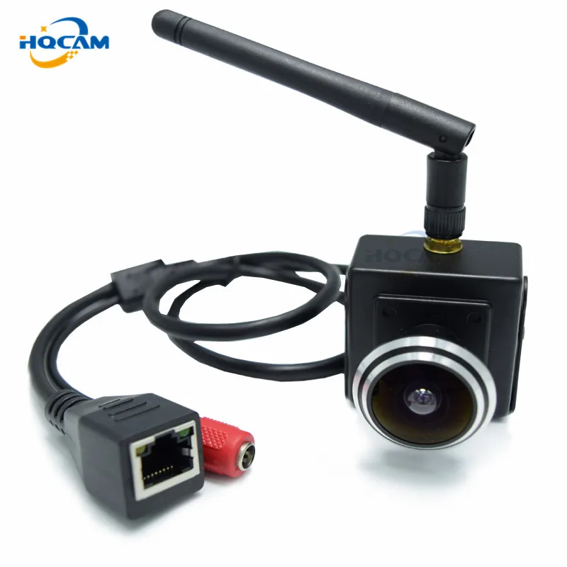  HQCAM CAMHI 720P mini wifi IP camera wireless webcam 1.78 mm wide Angle fisheye lens support SD car