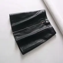 Niu 38-1861 европейские и американские модные кожаные юбки ярких цветов