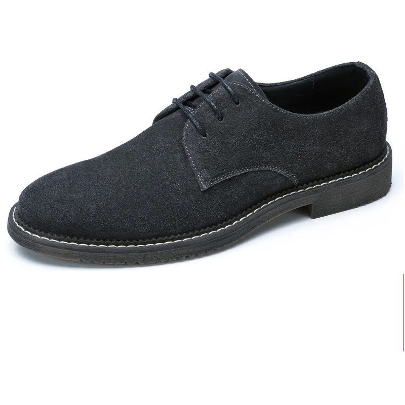 CAMEL/Осенняя мужская обувь из натуральной кожи; мужская обувь на шнуровке в английском стиле; Мужская обувь из воловьей кожи; мужская обувь на плоской подошве - Цвет: A812266490G