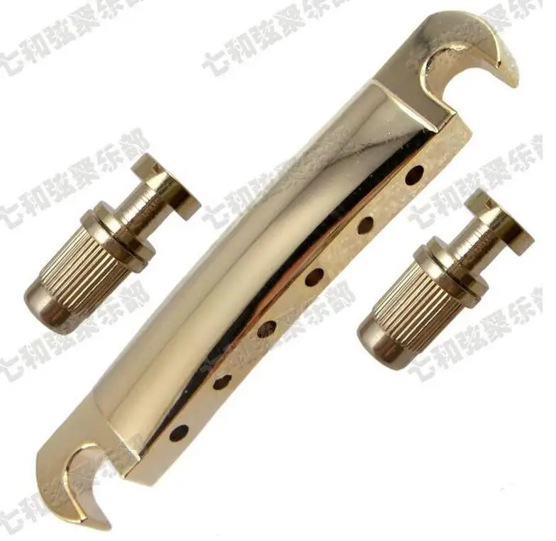 

QHX High quality Golden guitar bridge 6 Strings Electric Guitar Bridge Guitar Parts Musical instruments accessories