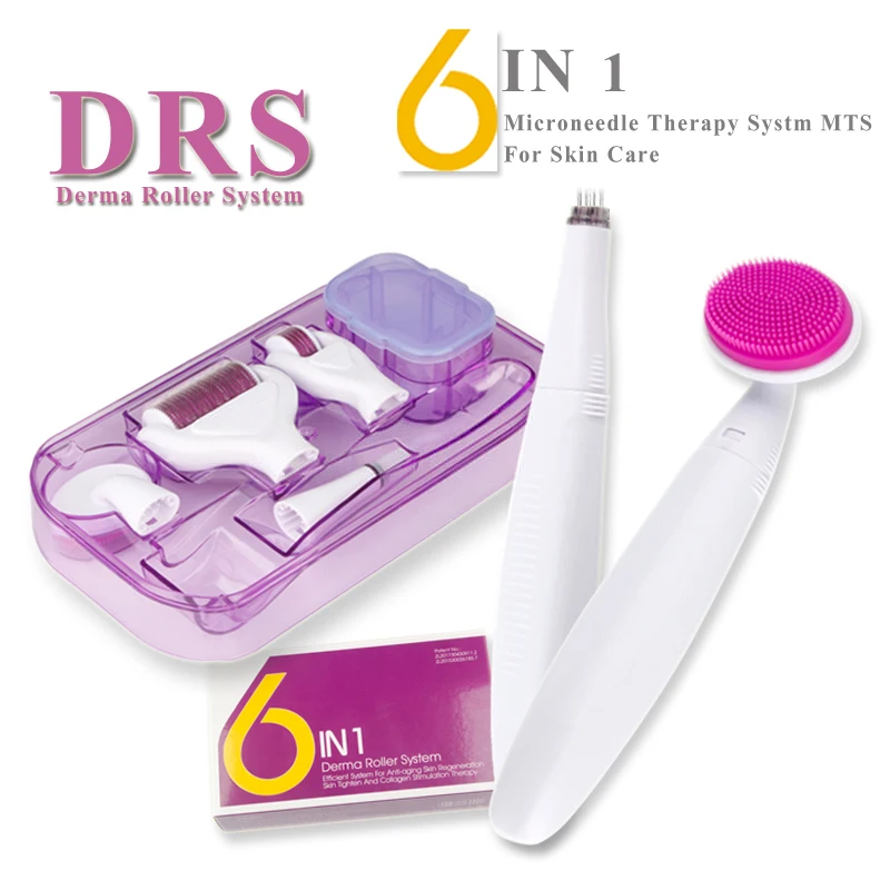 Лидер продаж! CE ISO Утвержденный 6 в 1 Derma Roller для узкой области глаз кожи лица и тела
