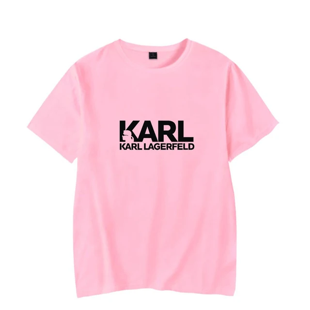 summer 2019 new Karl Lagerfeld t-shirts men/women Vintage bts Tshirt Fashion Casual Top Fitness animal print cat Tee shirt homme 4