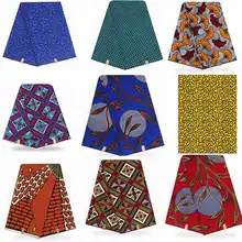 Kitenge последняя хлопок Анкара африканская вощеная ткань стиль настоящий голландский воск 6 ярдов/лот