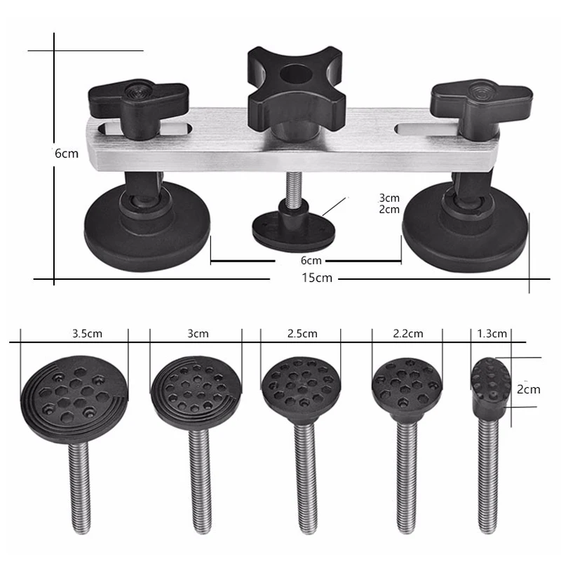 PDR Tool Kit Paintless Дент Ремонт Инструменты Набор Слайдов молоток Дент Lifter Тяговая мост кузова вмятина удаления ручной инструмент