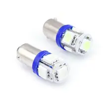 Buy Top Sale 5SMD-5050 LED Auto Car Light Driving Light Sourcing 2 PCS 6 Colors For License Plate Free Shipping