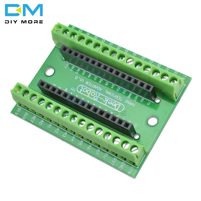 Nano V3.0 3.0 Controller Terminal Adapter Expansion Board Nano Io Shield  Simple Extension Plate For Arduino Avr Atmega328p - Integrated Circuits -  AliExpress