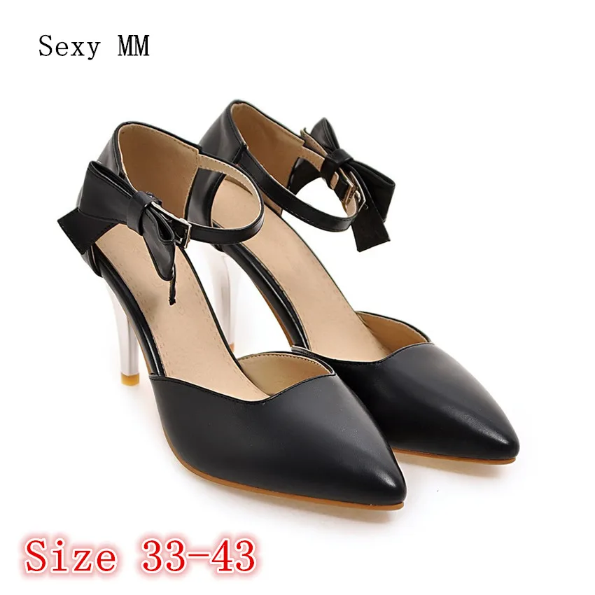 

Women High Heels D'Orsay Pumps Ladies High Heel Shoes Stiletto Woman Party Wedding Shoes Kitten Heels Plus Size 33 - 40 41 42 43