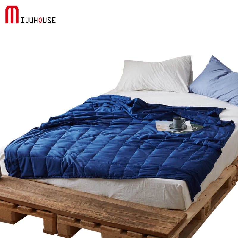 

100% Cotton Weighted Blanket Gravity Blanket Sleep Aid Pressure Blanket Decompression Blanket Insomnia Gravity