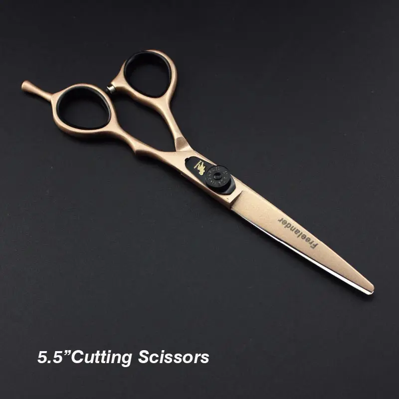 5.5-Gold Cutting 5,5/6," серебряные японские ножницы для волос Япония 440C дешевые Парикмахерские филировочные ножницы Расческа-ножницы Бритва для стрижки - Цвет: 5.5-Gold Cutting