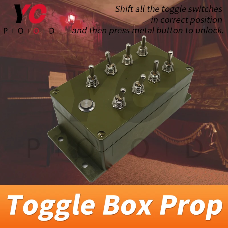 

Toggle Box Prop Real life Escape Room Turn all toggle switches in right directions to unlock escape takagism game YOPOOD