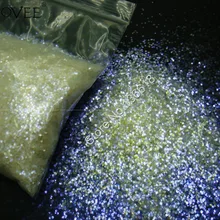 50 г-1 мм белый с фиолетовыми лучами Ослепительная шестиугольная палитра блесток форма для украшения дизайна ногтей и ремесла подарок