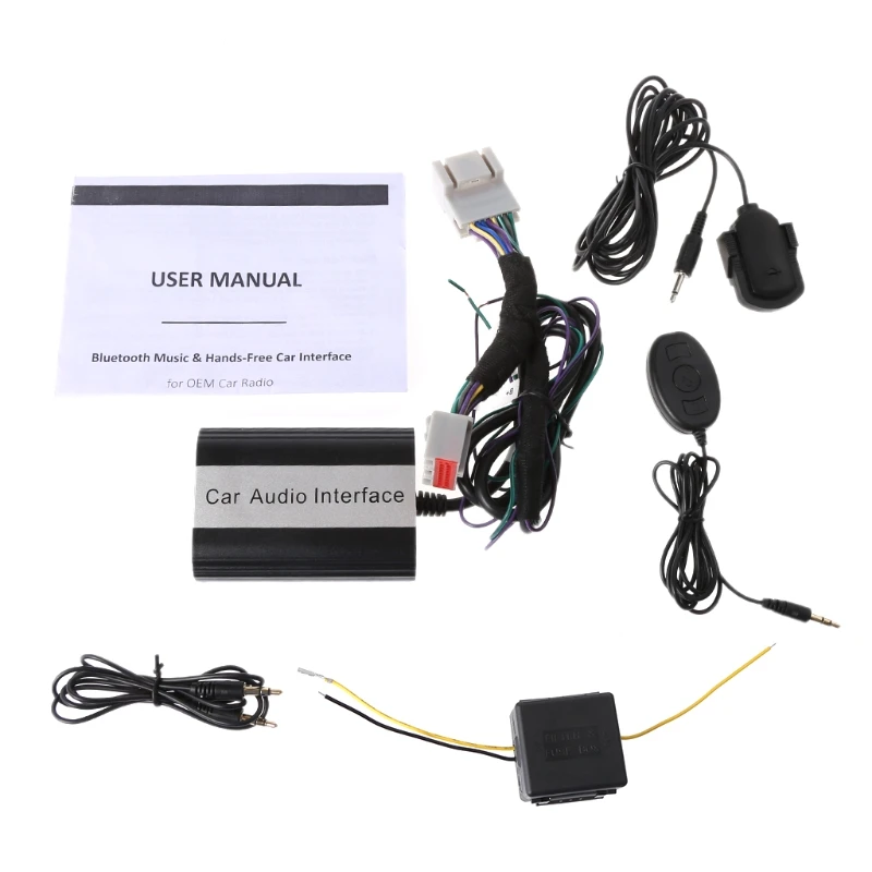 

OOTDTY 1Set Handsfree Car Bluetooth Kits MP3 AUX Adapter Interface For Ford Lincoln Mercury Feb20 Drop Ship