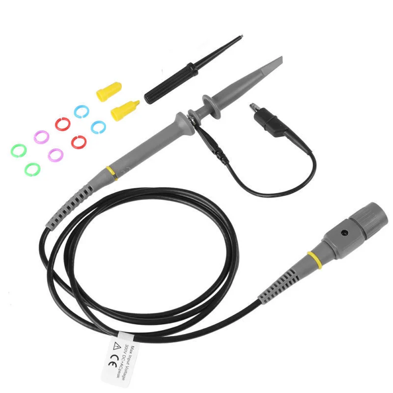 Oscilloscope Probe Akozon PP-80 Clip Probe Kit with Accessories Test Lead Kit for 60MHz Oscilloscope
