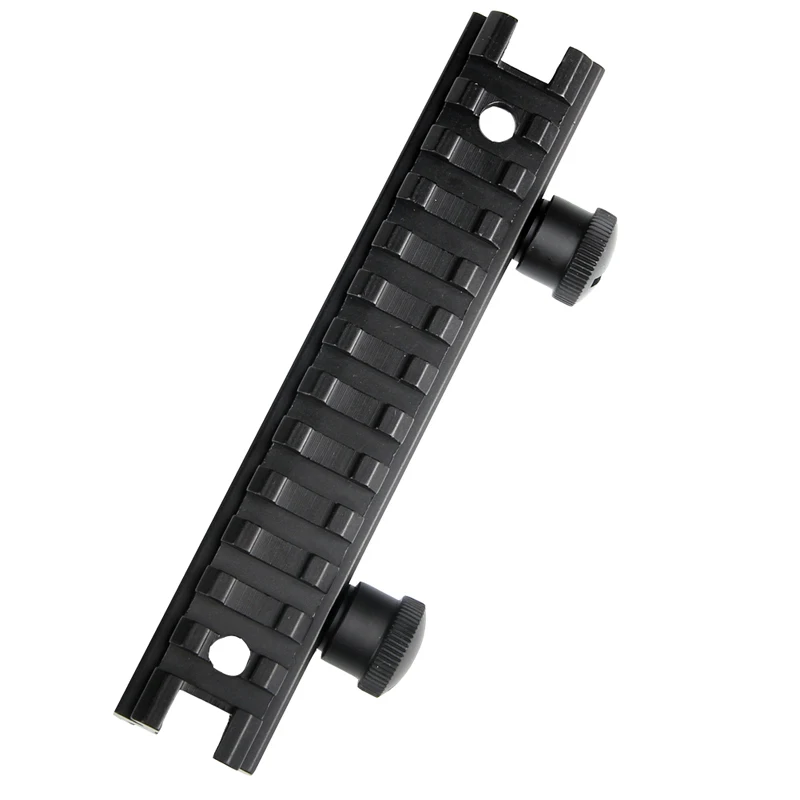 Middle Profile AR Riser Base QD Scope Mount 20MM Rail with 13 Slots 1-16-3
