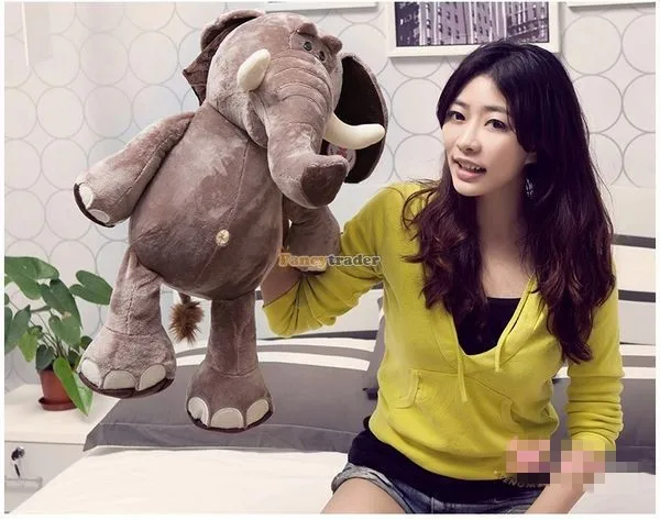 Fancytrader 33'' 85cm Huge Lovely Stuffed Soft Plush Elephant, Free Shipping FT50399 (7)