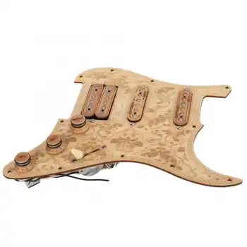 High Quality Guitar Maple Carving Loaded Pickguard Pickups Set Accessories For Electric Guitar Electric Guitar Electric