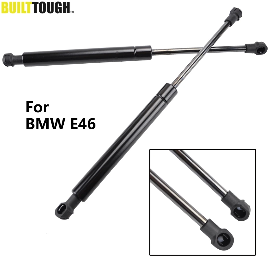 2pcs For BMW E46 Front Hood Rod Struts Lift Support 323Ci 323i