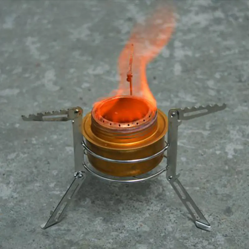 

Portable Lighter Outdoor Camping Alcohol Stove Burner Burning Heater Cooker Heaters Outdoor Camp Cooking