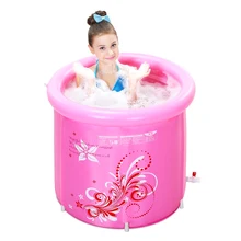 Сгущает может быть поднят и понижен нейлон складной для ванной баррель надувная ванна для взрослых для ванной пластик для ванной баррель