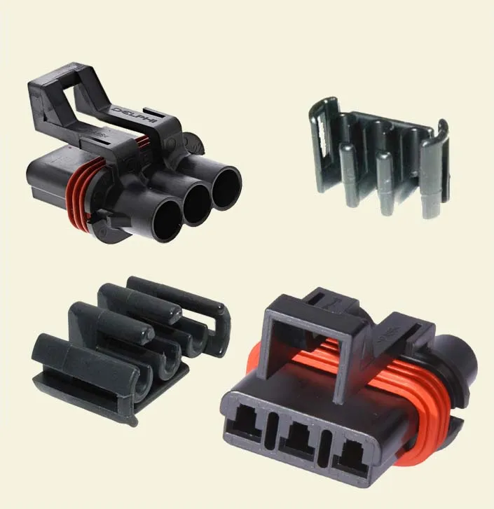 

5/10 pcs 3 Pin 2.8 Series Sealed female auto connector 15300003 12040977 Wiring Harness Housing Plug for Delphi