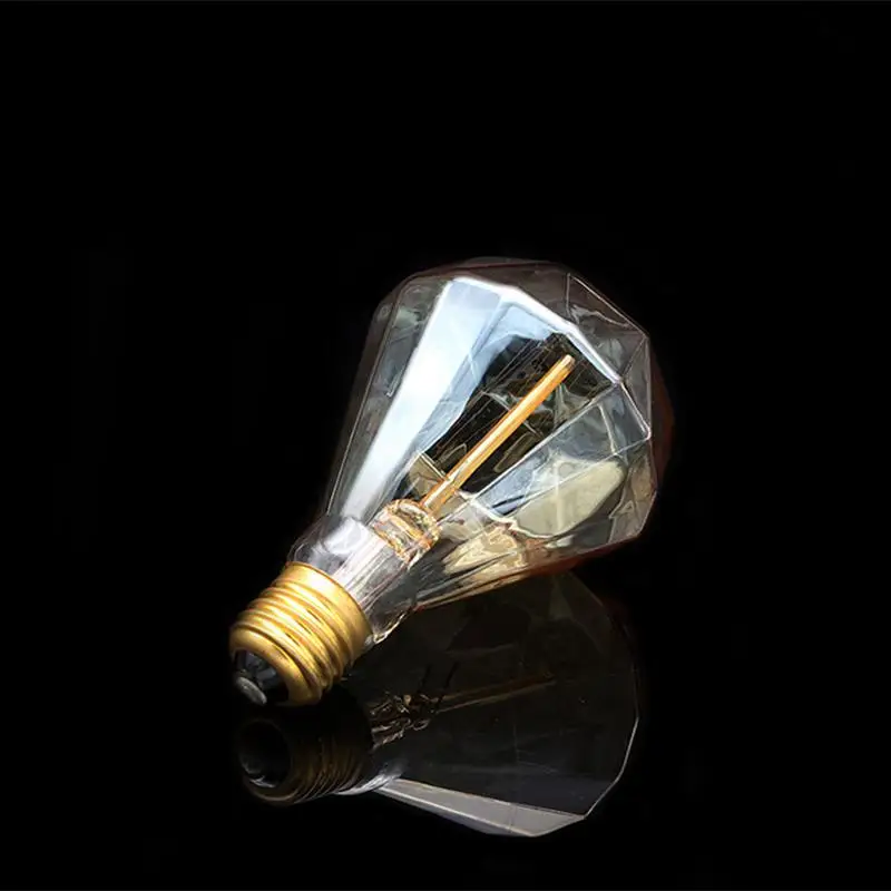 Litake 110V 40W Edison E27 винтажные лампочки ромбовидная форма теплый белый лампа