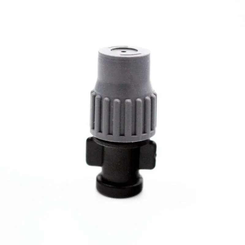 

50pcs Grey Misting Sprayers Adjustable Mist Sprinkler For Micro Greenhouse Irrigation Misting Garden Watering Drip Micro Fitting
