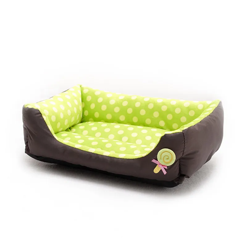 Мягкая кровать для домашних животных, кошек, собак, ярких цветов, для маленьких собак, моющаяся, для щенков, питомцев, чихуахуа, Йоркцев, одеяло, коврик, диван, товары для домашних животных - Цвет: Green