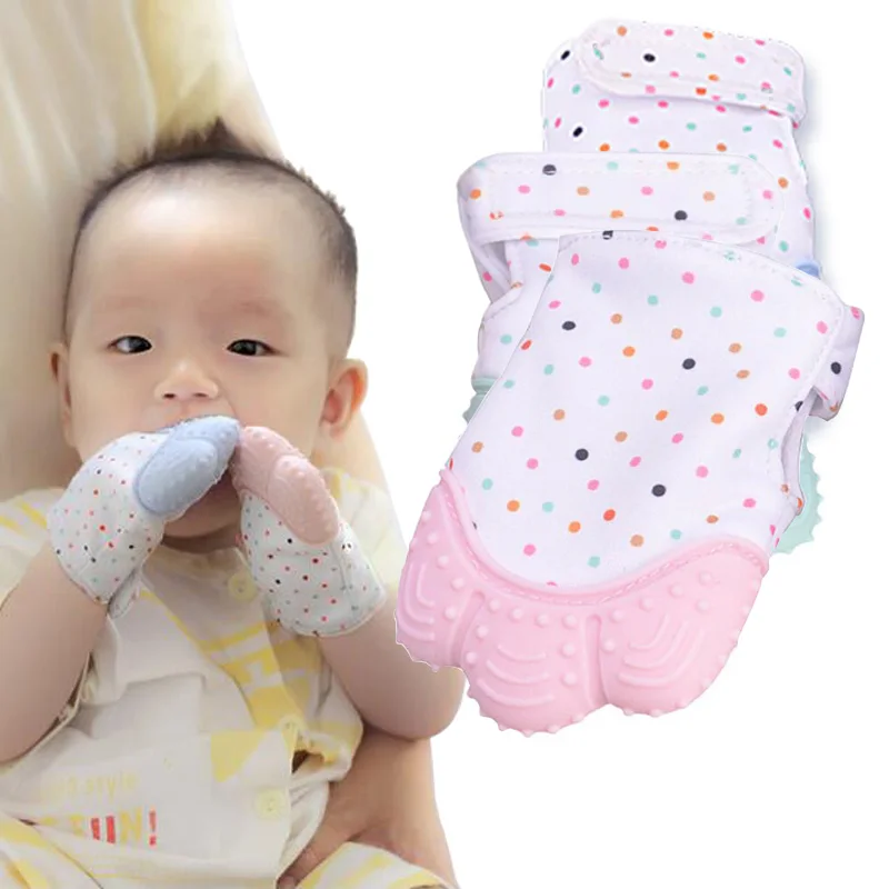 

New Baby Silicone Teether Gloves Toy Baby Special Teething Toys