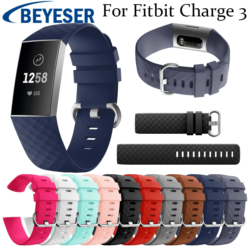 

Smart Watch Bracelet for Fitbit Charge 3 Strap Sport Replace Accessories Band for Fitbit charge3 Wristband Watchband Watch Belt