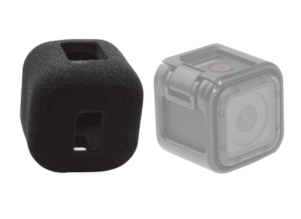 2 pcs High Density Foam Windproof Cover Wind Noise Reduction Fit for GoPro Hero 4  Hero 5 Session Camera Accessories (5)