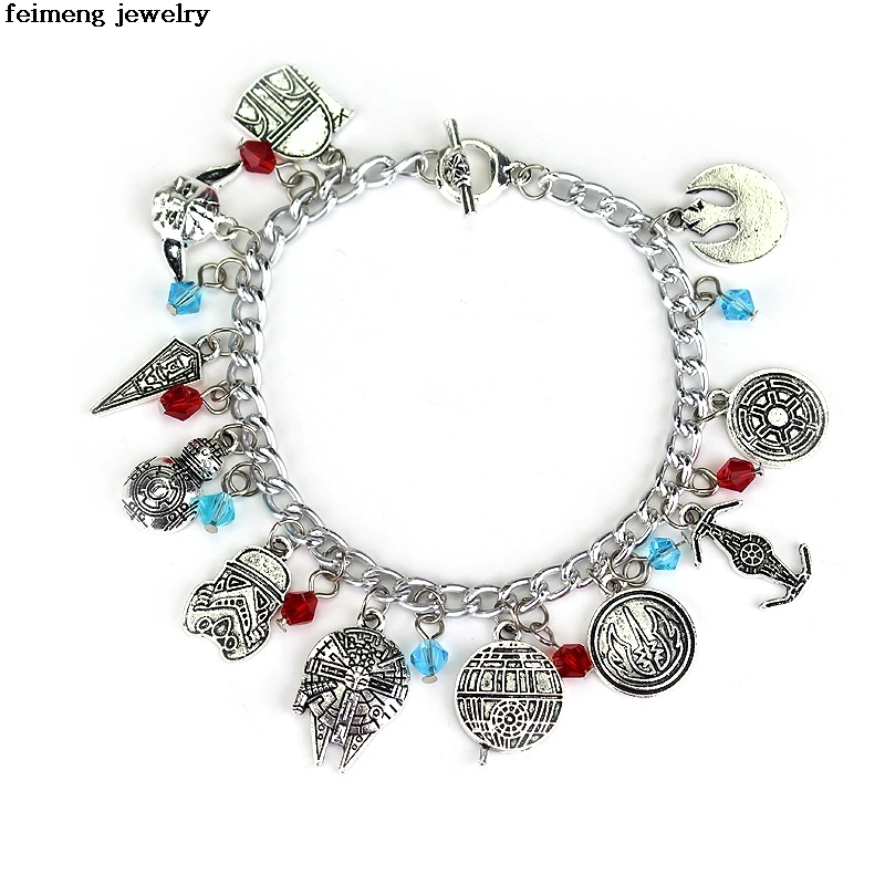 Горячая фильм Звездные войны и Алиса в стране чудес 20 шт. много Docter кто Шарм браслет может быть смешан