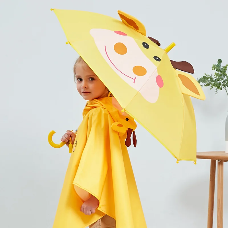 Мультяшный детский зонтик