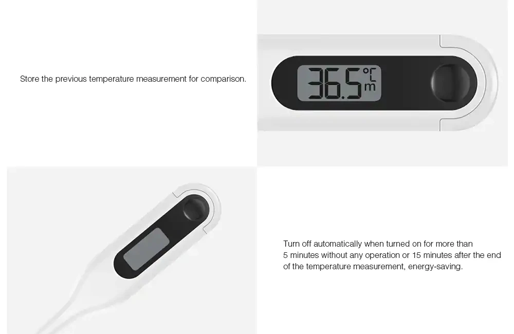 Xiaomi Miaomiaoce Digital Medical Thermometer for Children Adults Mouth Underarm Temperature Clinical Detecting With Battery (9)