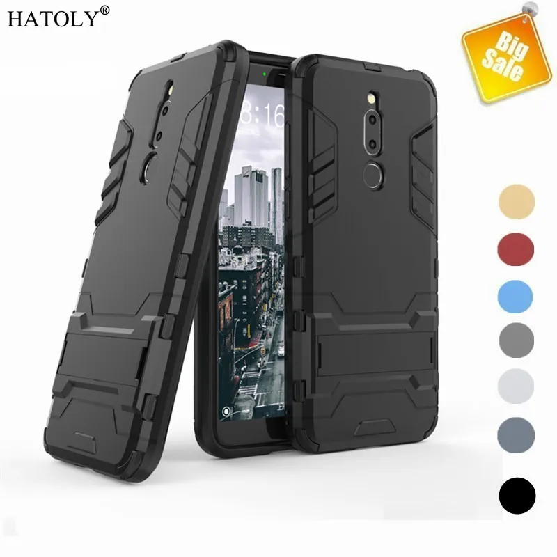 Meizu M6T حالة غطاء درع حالة Meizu M6T M811Q للصدمات الغطاء الخلفي Meizu M6T M811Q فوندا الوفير كابا كابا كوكه HATOLY>