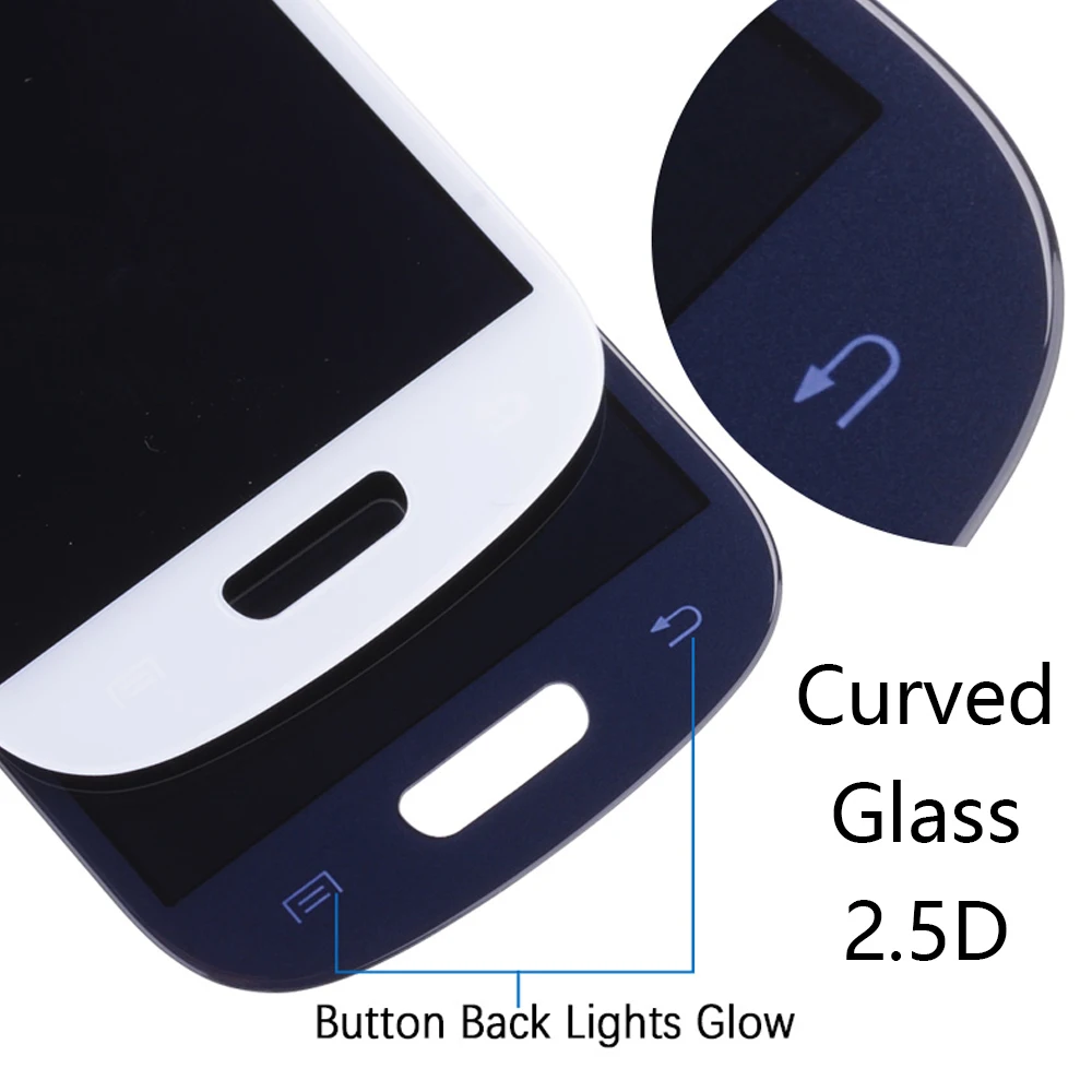 Сенсорный ЖК экран Sinbeda 4 0 дюйма AMOLED для SAMSUNG Galaxy S3 Mini с рамкой S3|lcd screen|screen digitizerscreen