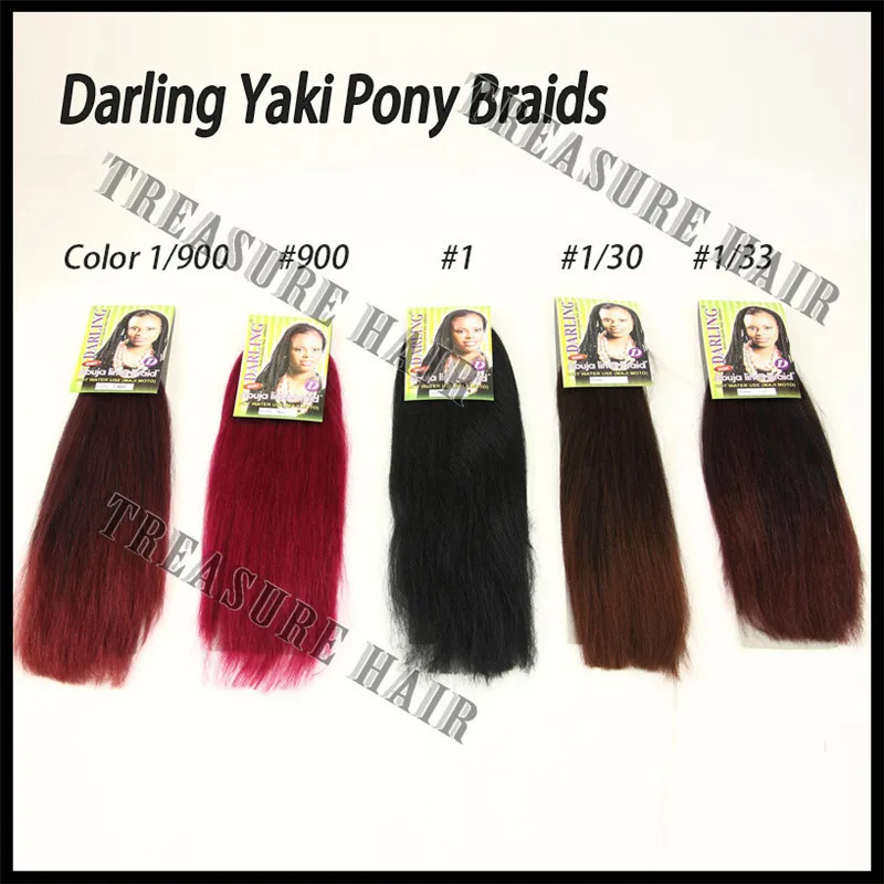 Sale Real 10pcs/lot Darling Yaki For P Ony Braids 24" Color1/900,900,1