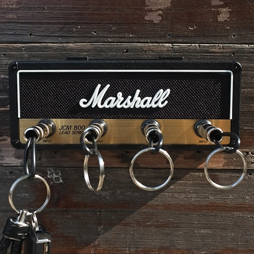 Брелок для ключей Marshall Rock, электрогитара, динамик, подвесной ключ, крючок, брелок для хранения ключей, винтажный JCM800 1959SLP BULLET GP69