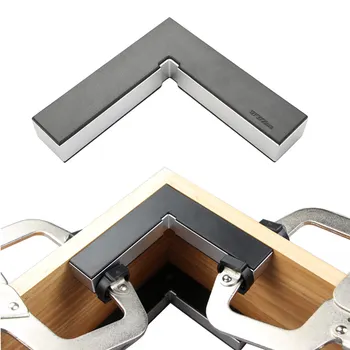 

2pcs 90 Right Angle Clamp Woodworking Fixing Fixture Aluminum Alloy Right Angle Positioning L Block Right Angle Tool Set