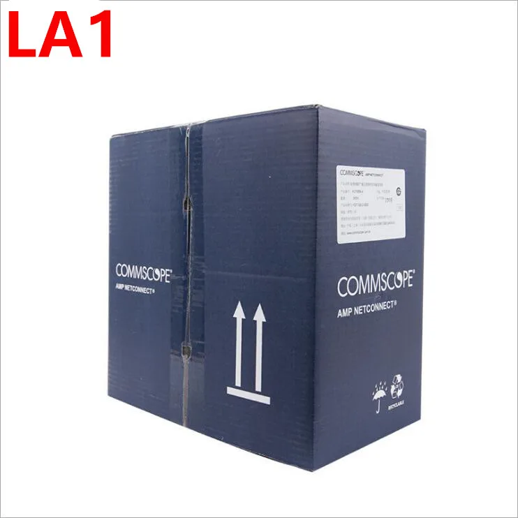 

Amp Network Super Five Unshielded Network Cable Blue Box AMP-CAT5e 6-219586-4