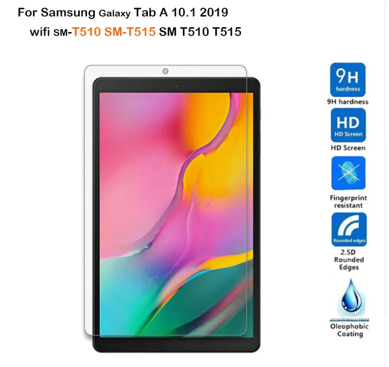 Чехол для Samsung Galaxy Tab A 10 1 2019 Защитная пленка экрана планшета Wi Fi T510 T515 чехол с