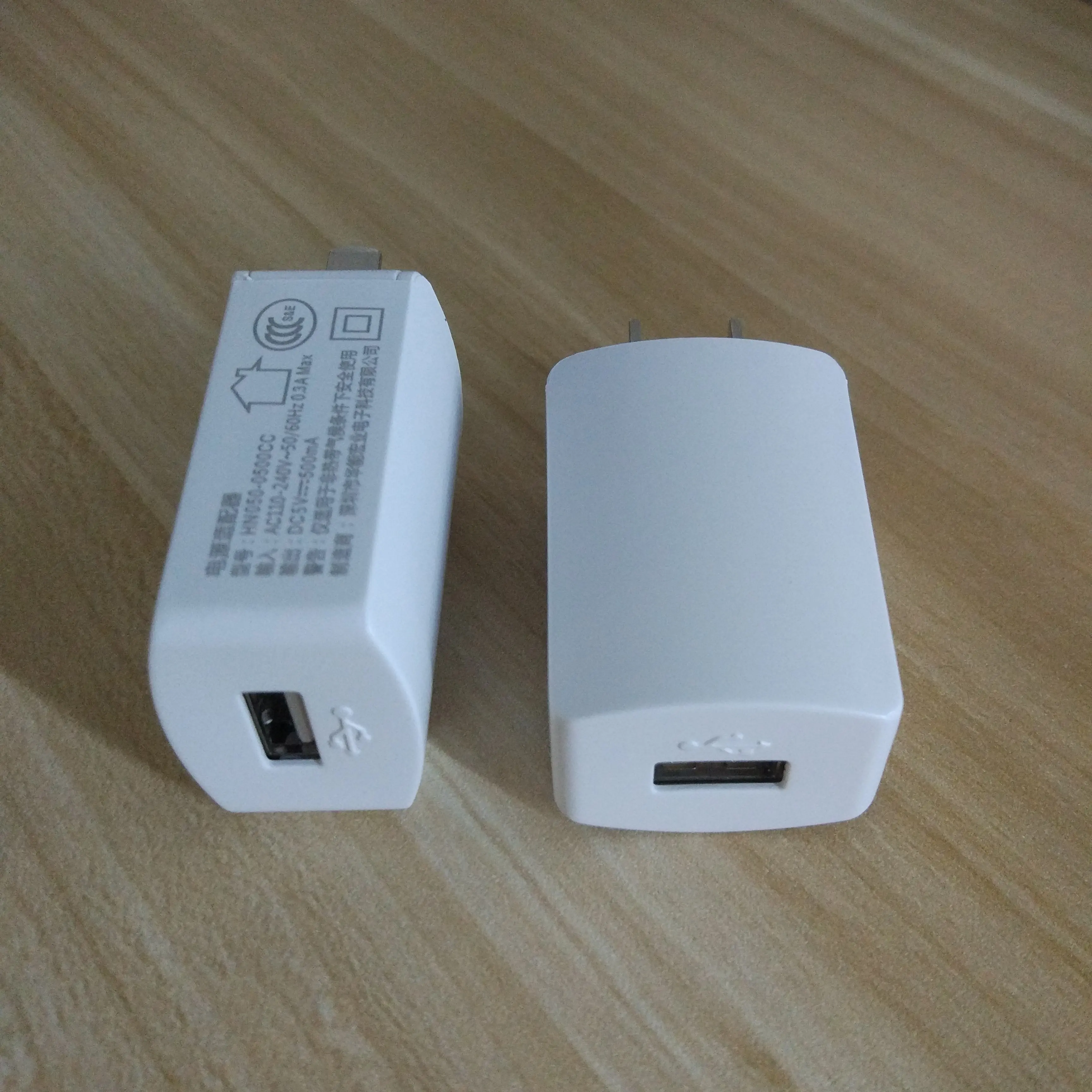 Зарядное устройство USB 2,0 выход 5 в 500мА для Цифровой диктофон Диктофон MP3 2 плоские булавки стандарт США зарядное устройство