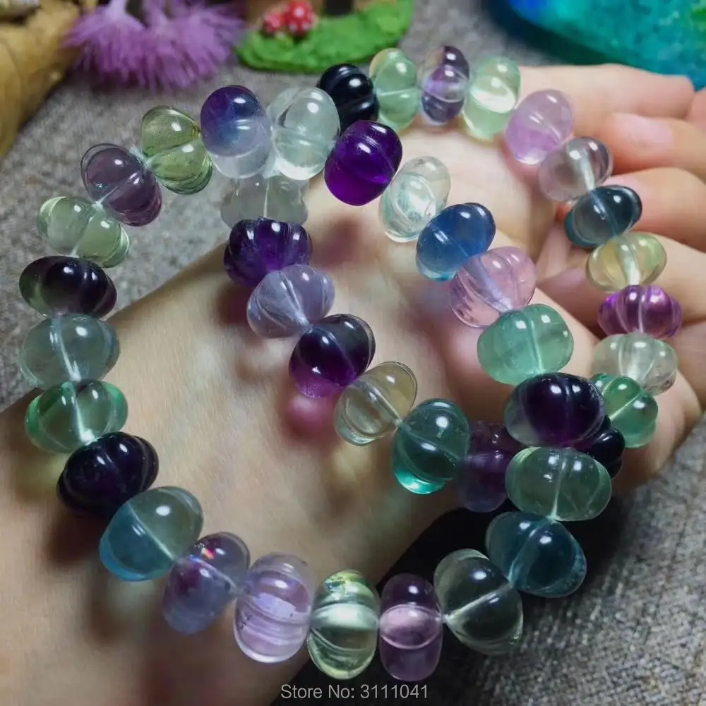 8mm Fashion Multi-color Fluorite Round Gemstone Beads Stretchable Bracelet 7.5" 8mm Fashion Multi-color Fluorite Round Gemstone Beads Stretchable Bracelet 7.5"