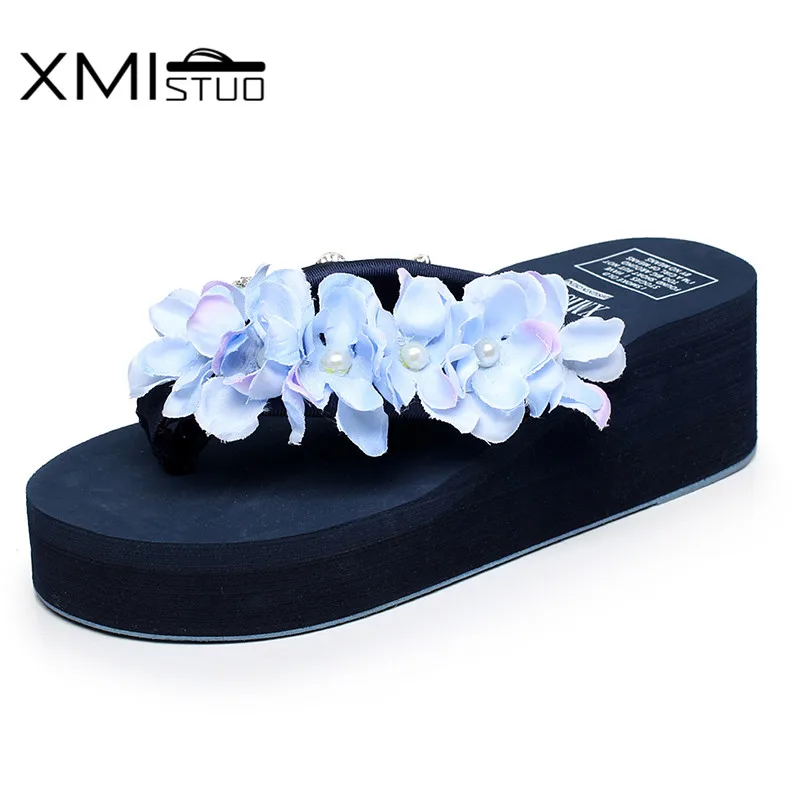 beach platform slippers