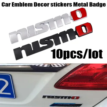 

10pcs NISMO Auto Accessories Car Stickers Badge Emblem Car Styling For Nissan Tiida Teana Skyline Juke X-trail Almera Qashqai