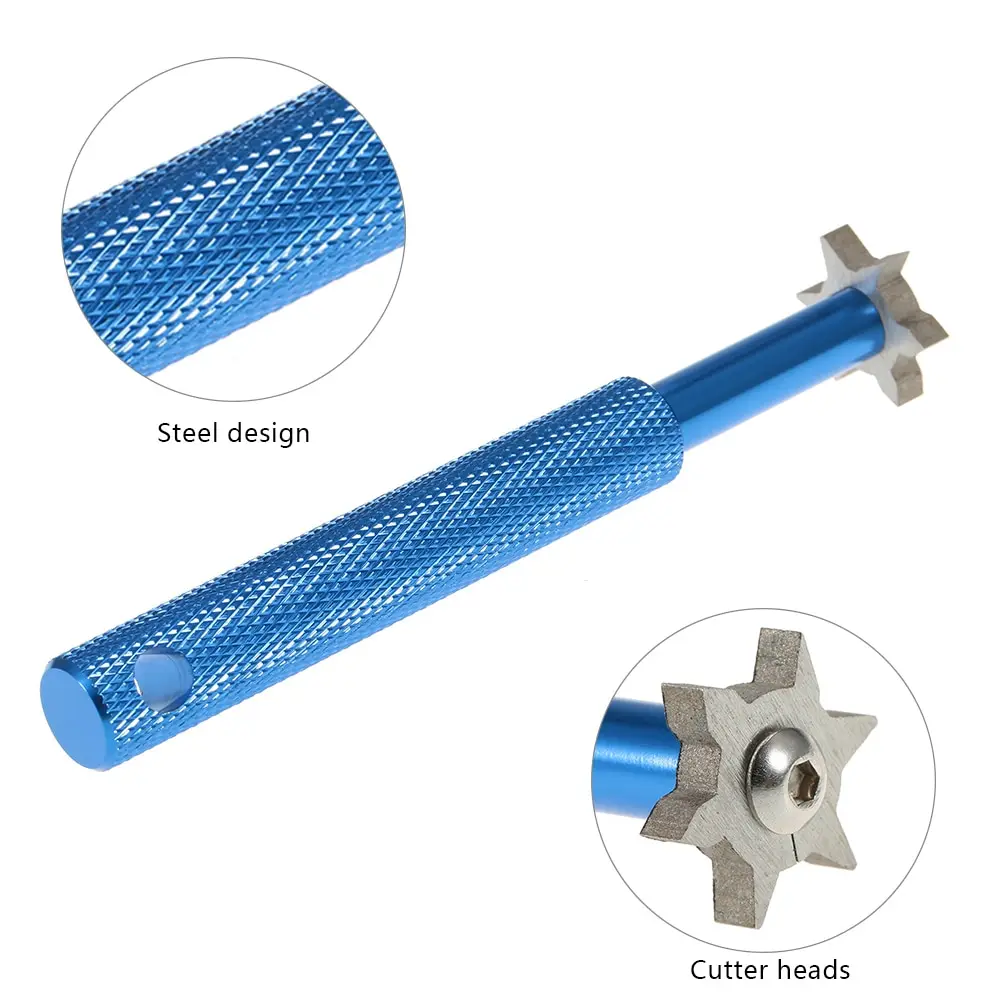 V U Blade Cutters Head Golf Club Sharpener Groove Wedge Cleaner Regrooving Tool Cleaning Tool Golf Accessories Iron Grooves